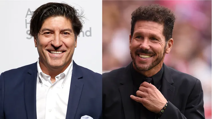 Iván Zamorano y Diego Simeone fueron compañeros en el fútbol italiano.