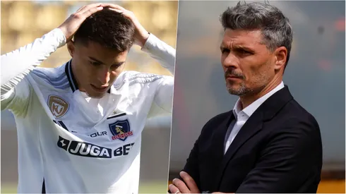 Jonathan Villagra no pudo terminar el partido de Colo Colo y Fernando Ortiz le dedicó palabras.