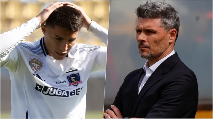 Jonathan Villagra no pudo terminar el partido de Colo Colo y Fernando Ortiz le dedicó palabras.