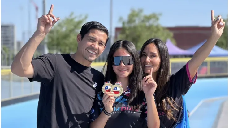 La hija de Matías Fernández logró el oro en las Nacionales