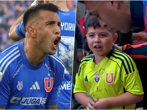 Bonito gesto en la U: Tucu Contreras sorprende y emociona a pequeño hincha