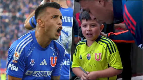 Tucu Contreras sorprende y emociona a un niño.