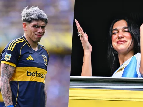 "Me encanta": Dua Lipa enamorada del Boca de Carlos Palacios