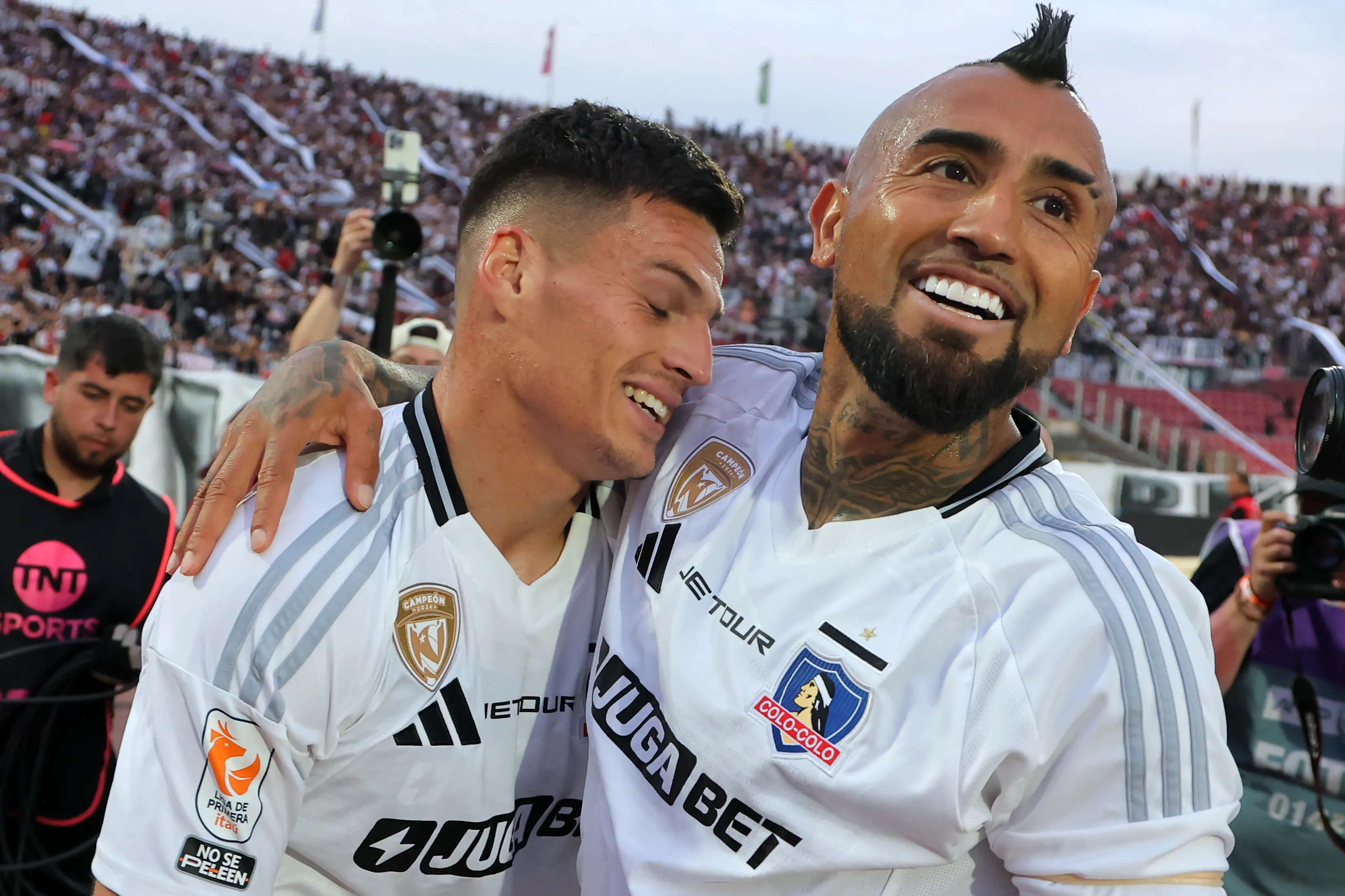 Colo Colo está a 270 minutos de poder asegurar un boleto a la Copa Sudamericana del próximo año, lo que salvaría el pésimo centenario que han tenido hasta ahora. Foto: Photosport.