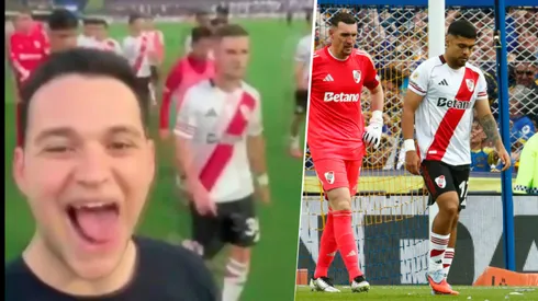 El hincha decidió borrar los videos para evitar sanciones. Ya van más de 400 mil visualizaciones