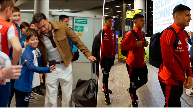 La Roja ya está en Rusia para preparar la fecha FIFA