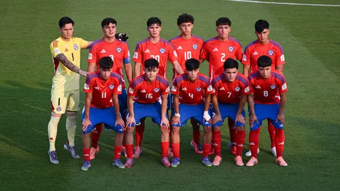 La formación titular de Chile ante Canadá.