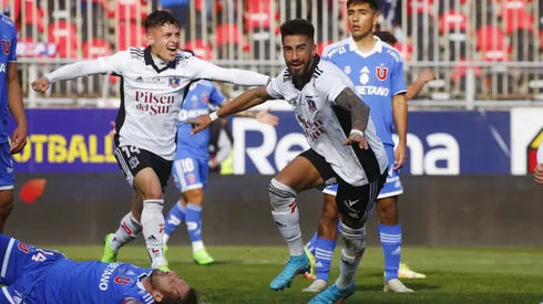 Lucero ha celebrado en contra de la U jugando por Colo Colo.