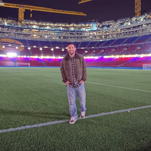 Messi en el Camp Nou @leomessi vía Instagram