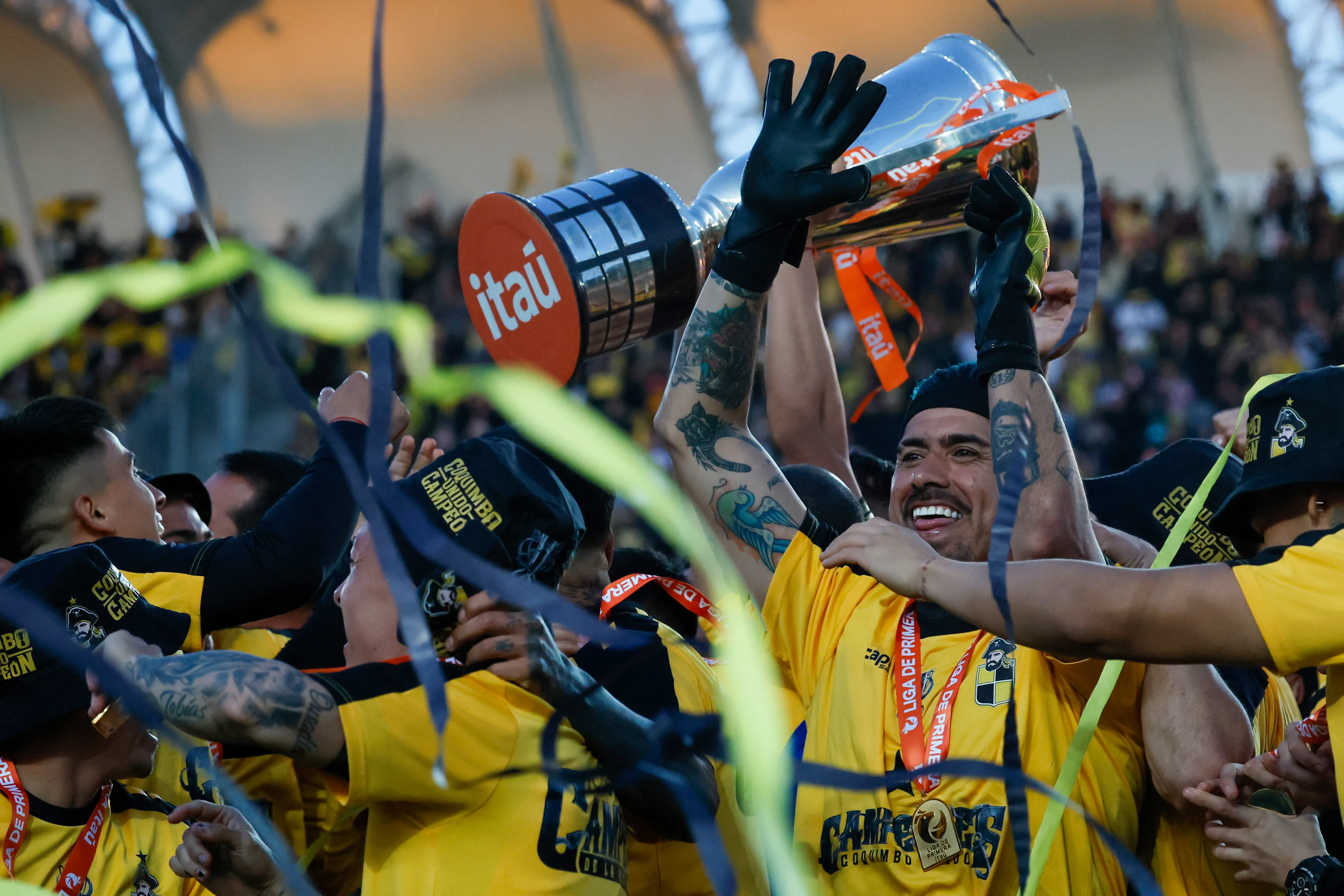 Diego Sánchez, el jugador más icónico del Coquimbo Unido campeón. (Andrés Piña/Photosport).