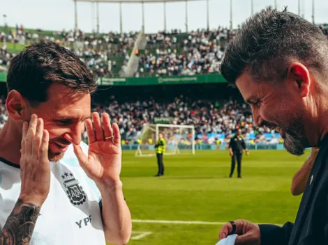 Parece chiste: dueño de O'Higgins conmueve a Lionel Messi en España