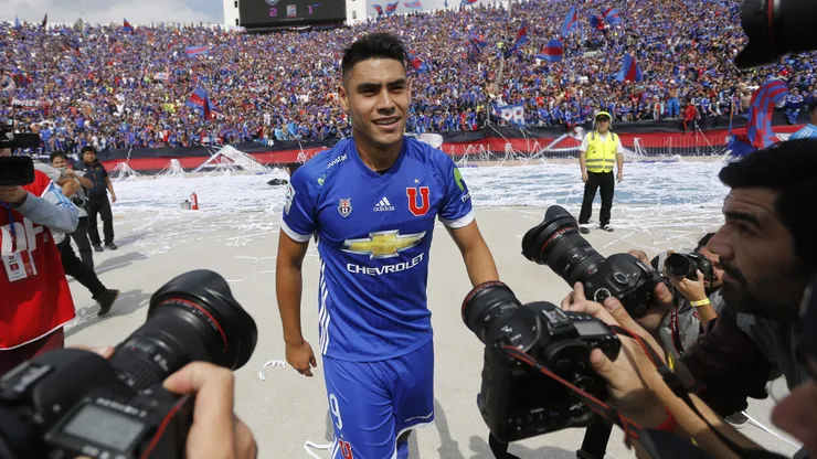 Felipe Mora estuvo en la U entre 2016 y 2017.