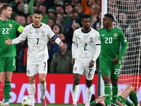 Cristiano Ronaldo es expulsado y le gritan "Messi, Messi"