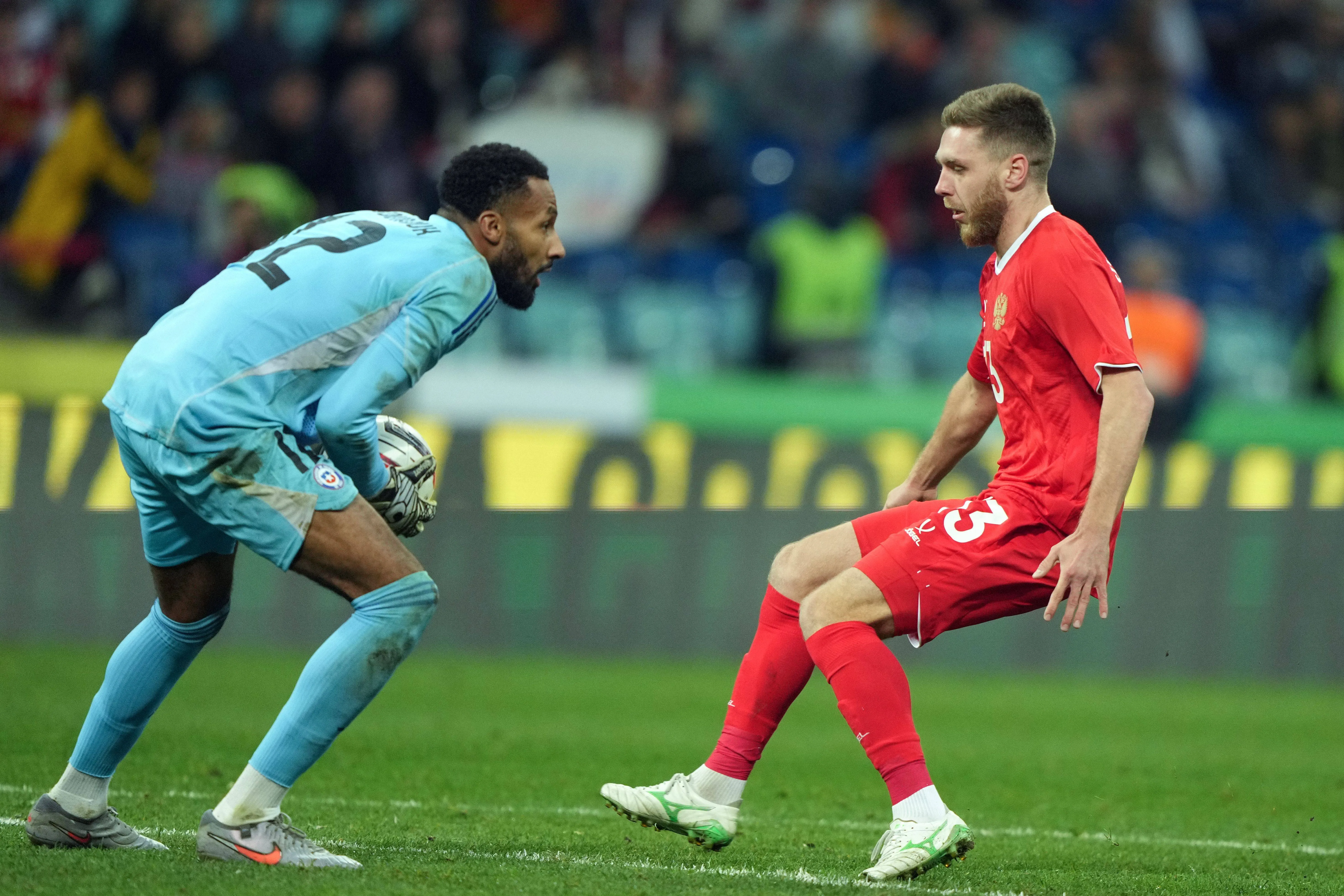 Vigouroux estuvo sólido y, además, tuvo suerte ante los rusos. (Sipa/Photosport).