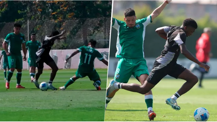 Maikel Peña destacó en amistoso del Colo