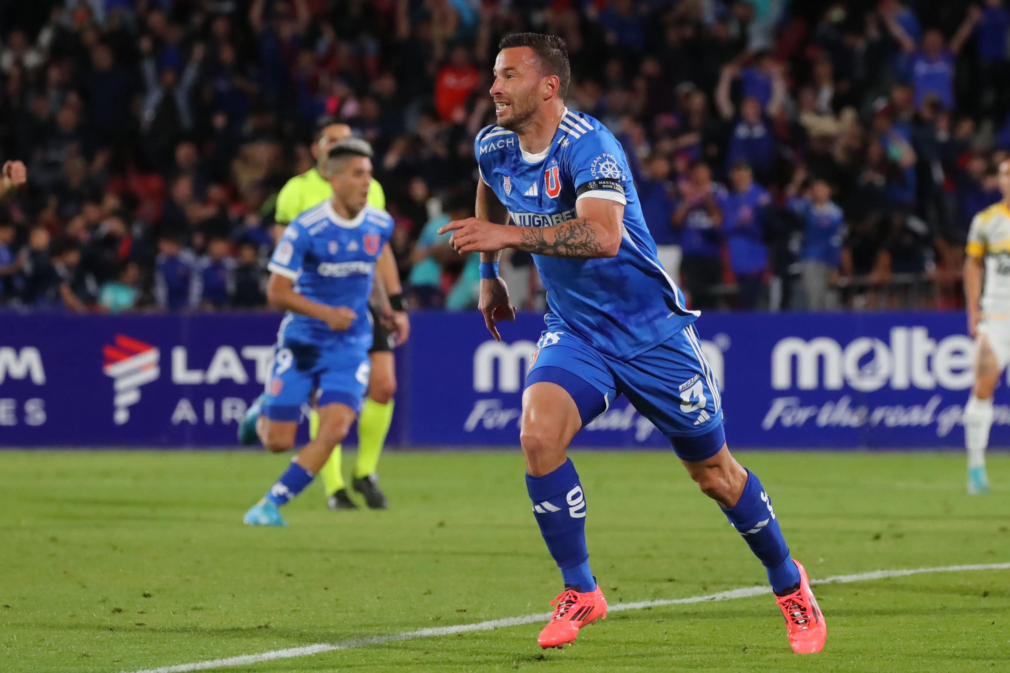 Luciano Pons apenas anotó cuatro goles en su paso por Universidad de Chile. | Foto: Photosport.