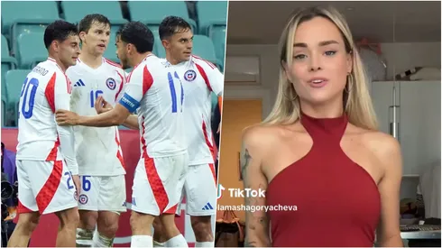 La influencer que se enamoró de Suazo en Rusia vs. Chile.