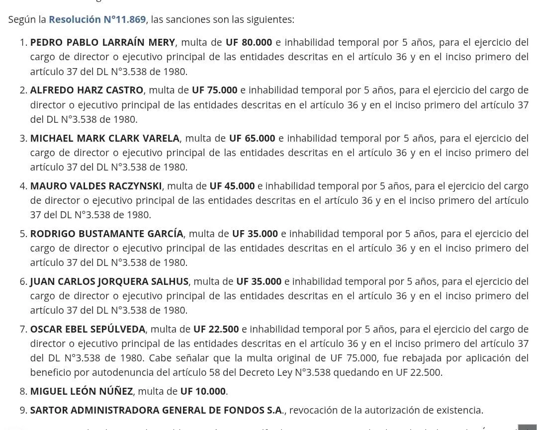 El detalle del castigo que recibe Michael Clark de parte de la CMF