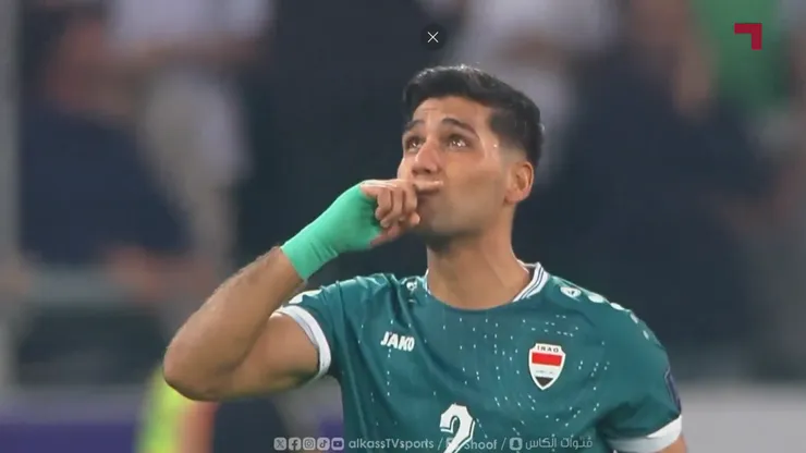 El gol de Irak sobre el final.