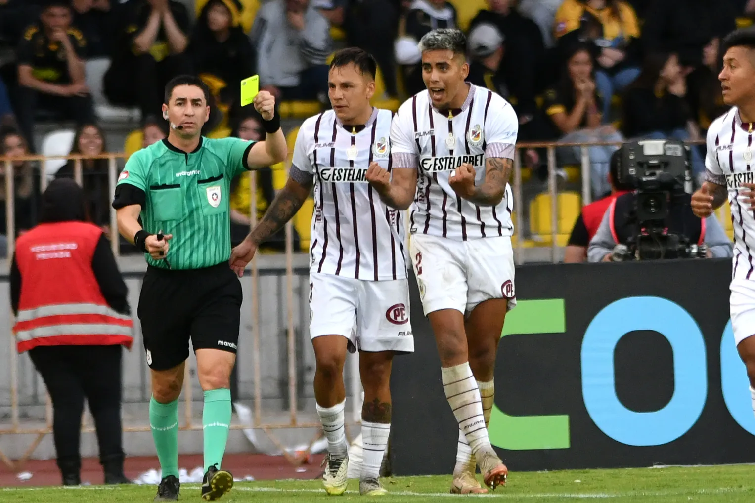 Así festejó Andrés Zanini el gol de Deportes La Serena. (Alejandro Pizarro Ubilla/Photosport).