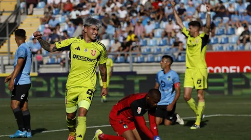 Maximiliano Guerrero anotó el 1-0 de la U ante O'Higgins.