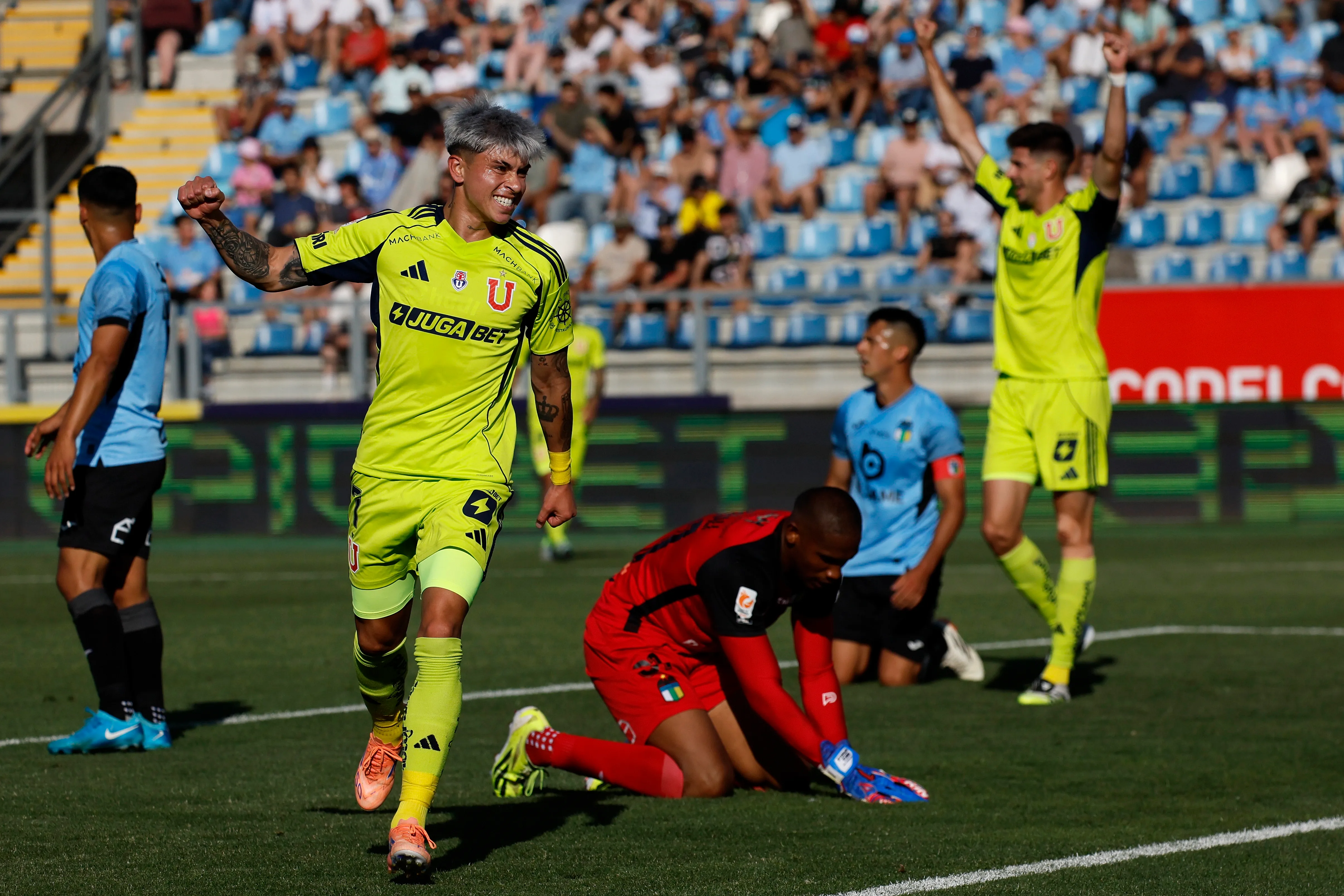 Maximiliano Guerrero mantuvo la racha de Álvarez ante O’Higgins. Imagen: Photosport