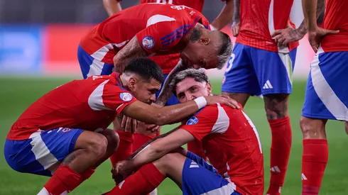 Paulo Díaz, Diego Valdés y Eduardo Vargas en la Copa América 2024.