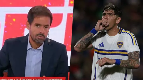 El relator y presentador de televisión criticó el rendimiento del chileno en sus últimos encuentros con la camiseta 'xeneize'.