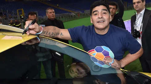 Maradona estuvo por última vez en Chile en 2008.
