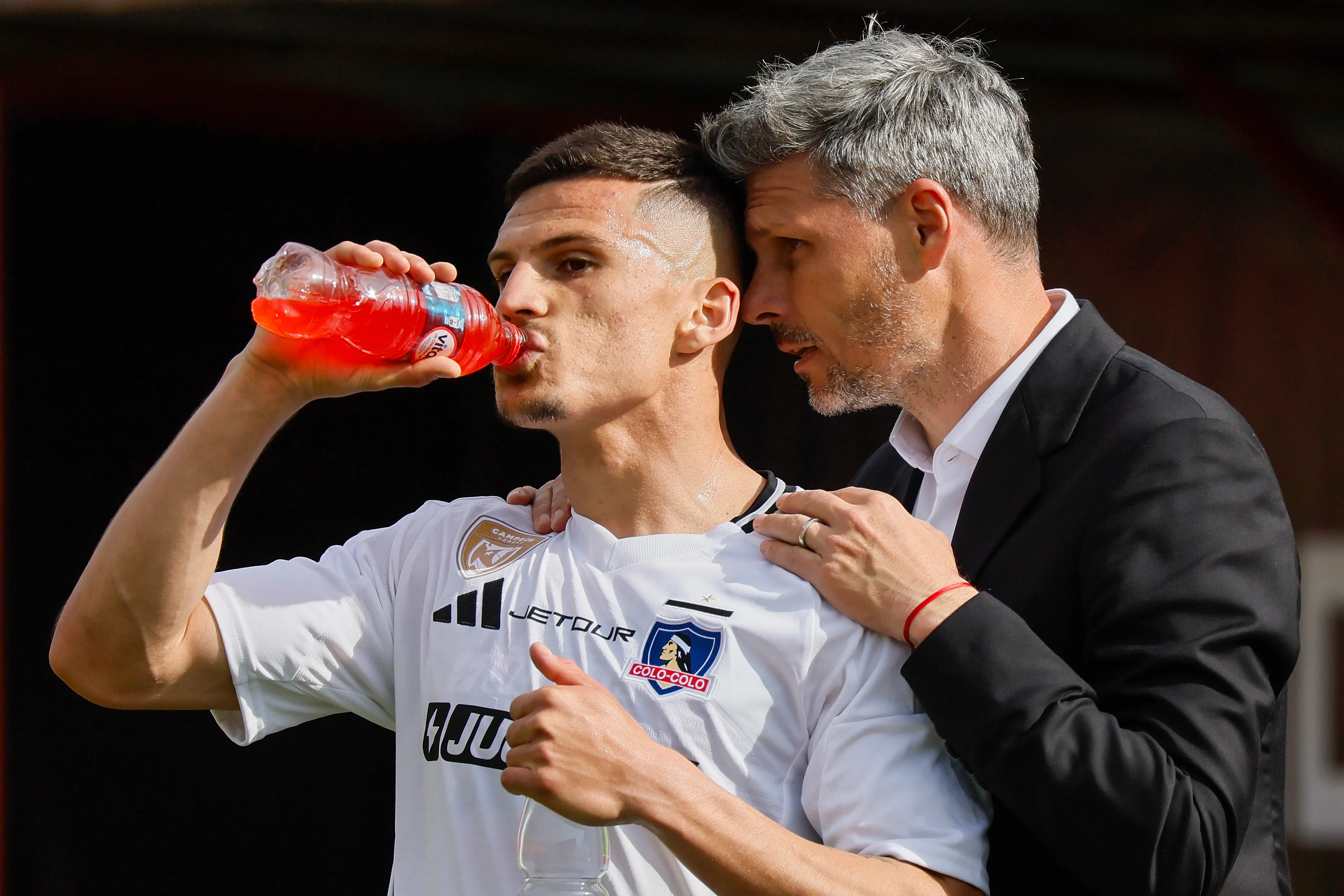 Lucas Cepeda aseguró que, más allá de la salida de Jorge Almirón, la llegada de Fernando Ortiz no cambia nada en Colo Colo. Foto: Photosport.