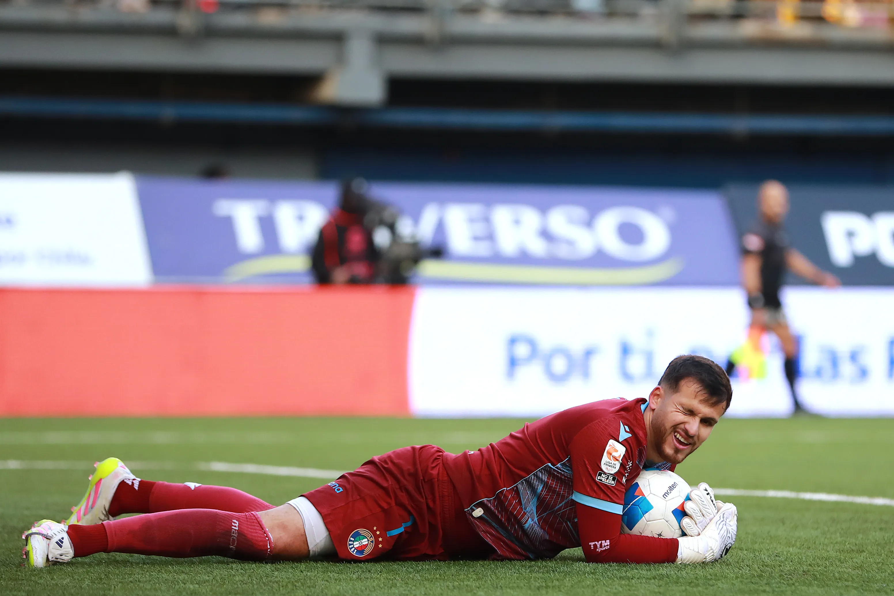 Tomás Ahumada jugando en Audax. Foto: Felipe Zanca/Photosport