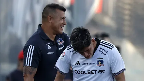 Jorge Almirón dirigió a Carlos Palacios en Colo Colo durante la temporada 2024.