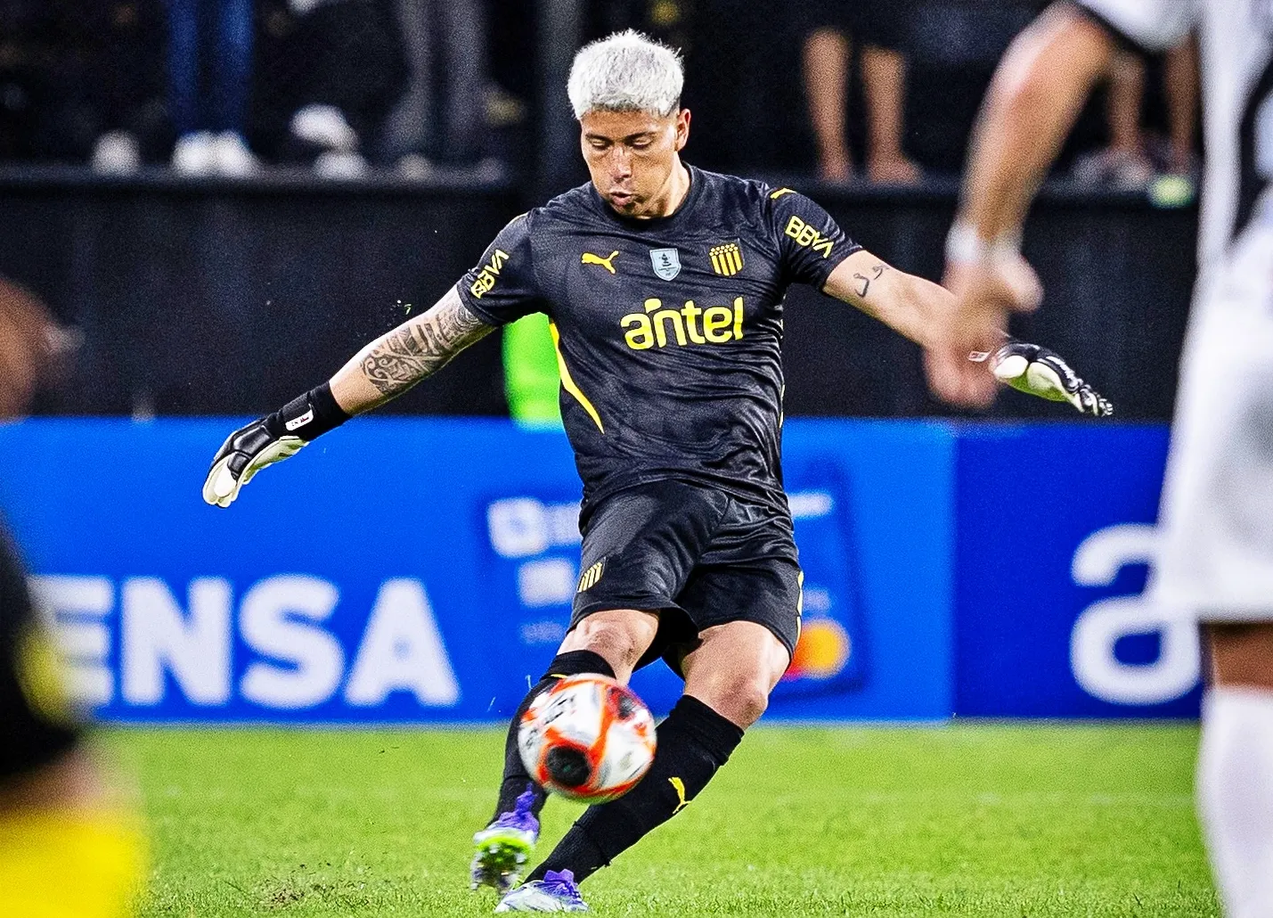 Brayan Cortés debe volver en unas pocas semanas a Colo Colo si Peñarol no compra su pase. | Foto: Peñarol.