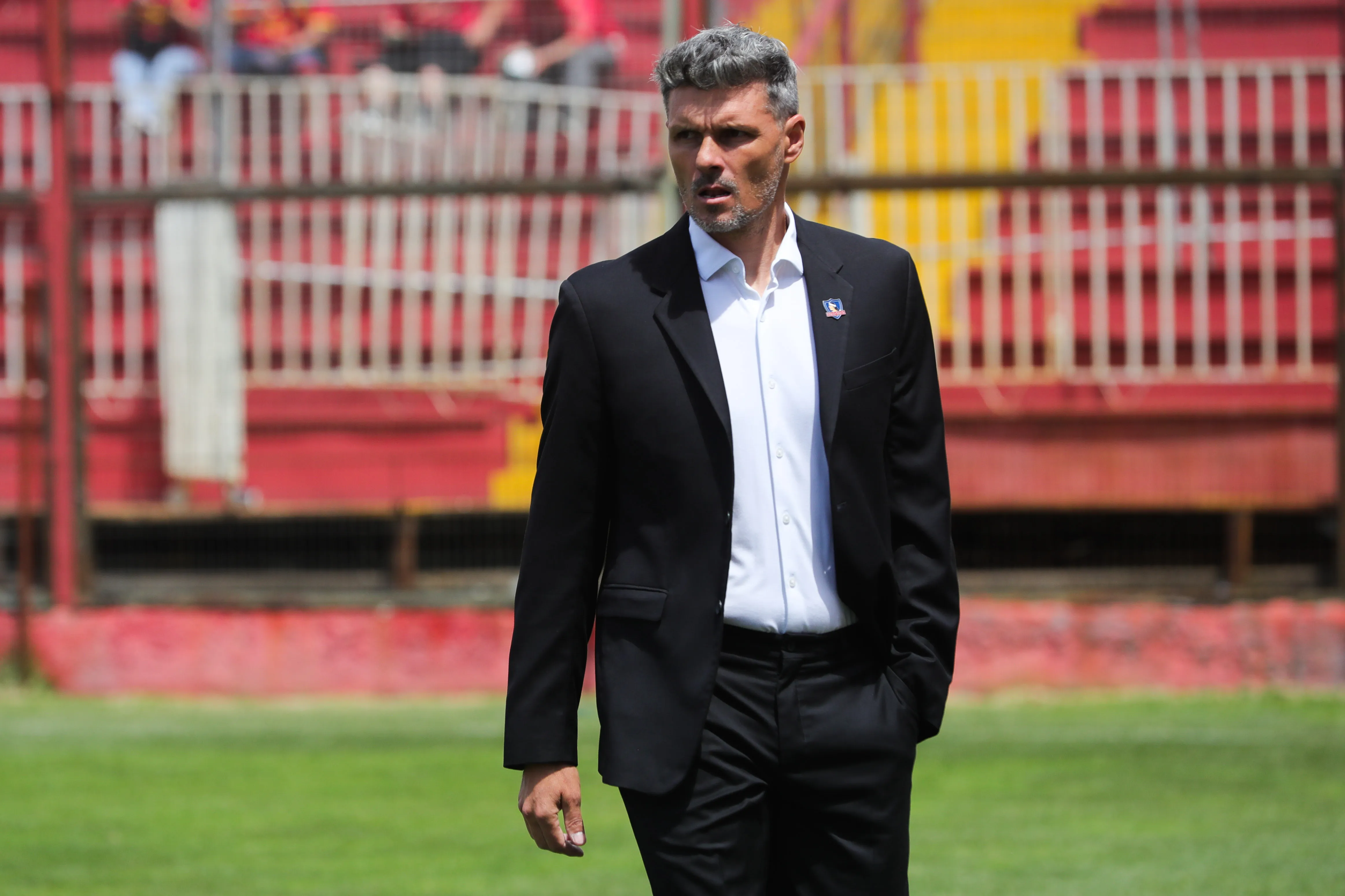 Ortiz en Colo Colo ha dirigido siete partidos con cuatro triunfos, un empate y dos derrotas. | Foto: Photosport.