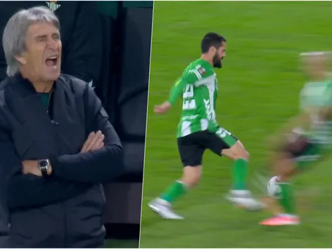 Pellegrini lo sufre: Insólito choque provoca grave lesión en Betis