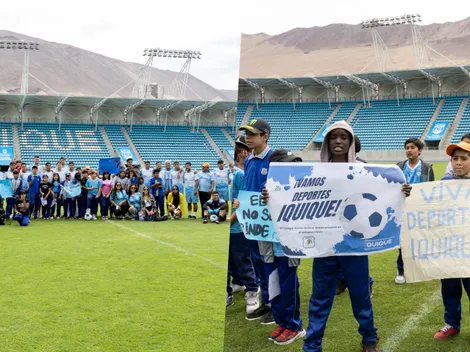 ¡Emotivo! Iquique recibe arengazo escolar en "final por el descenso"