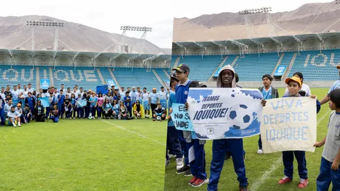 Emotivo apoyo juvenil a los Dragones Celestes.