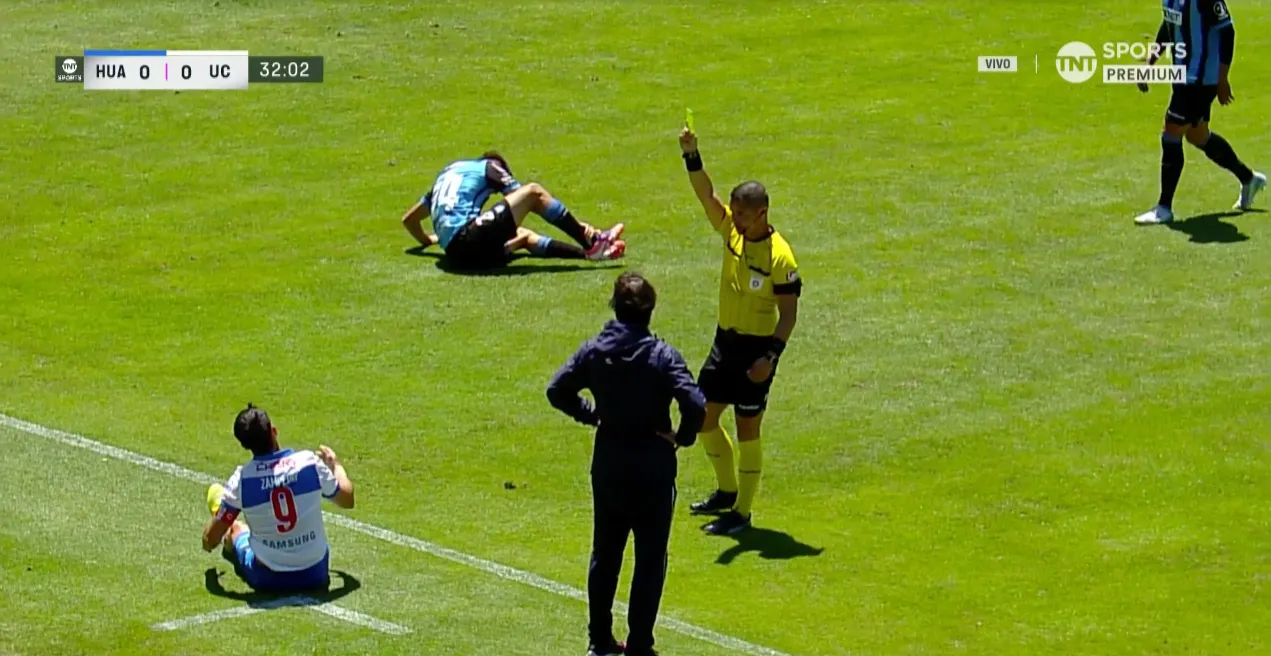 Zampedri vio la amarilla en el 32′ y se pierde últimafecha.