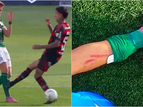 "Se le salió...": A Pulgar no lo expulsan de milagro en Libertadores