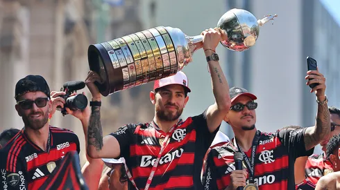 La Copa Libertadores tuvo algunos daños durante los festejos del Flamengo.