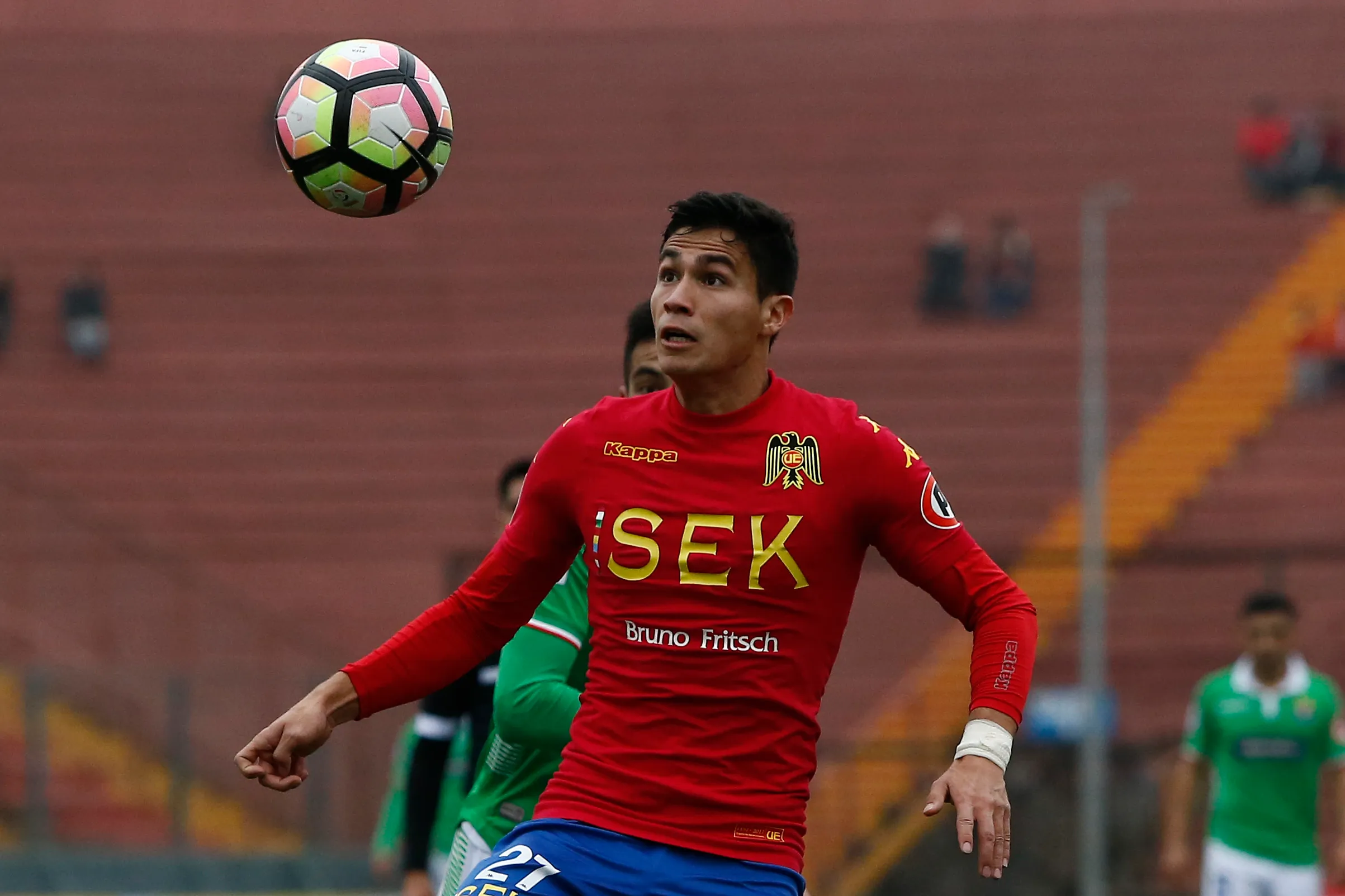 Pablo Galdames jugó en Unión Española entre 2014 y 2018. Imagen: Photosport