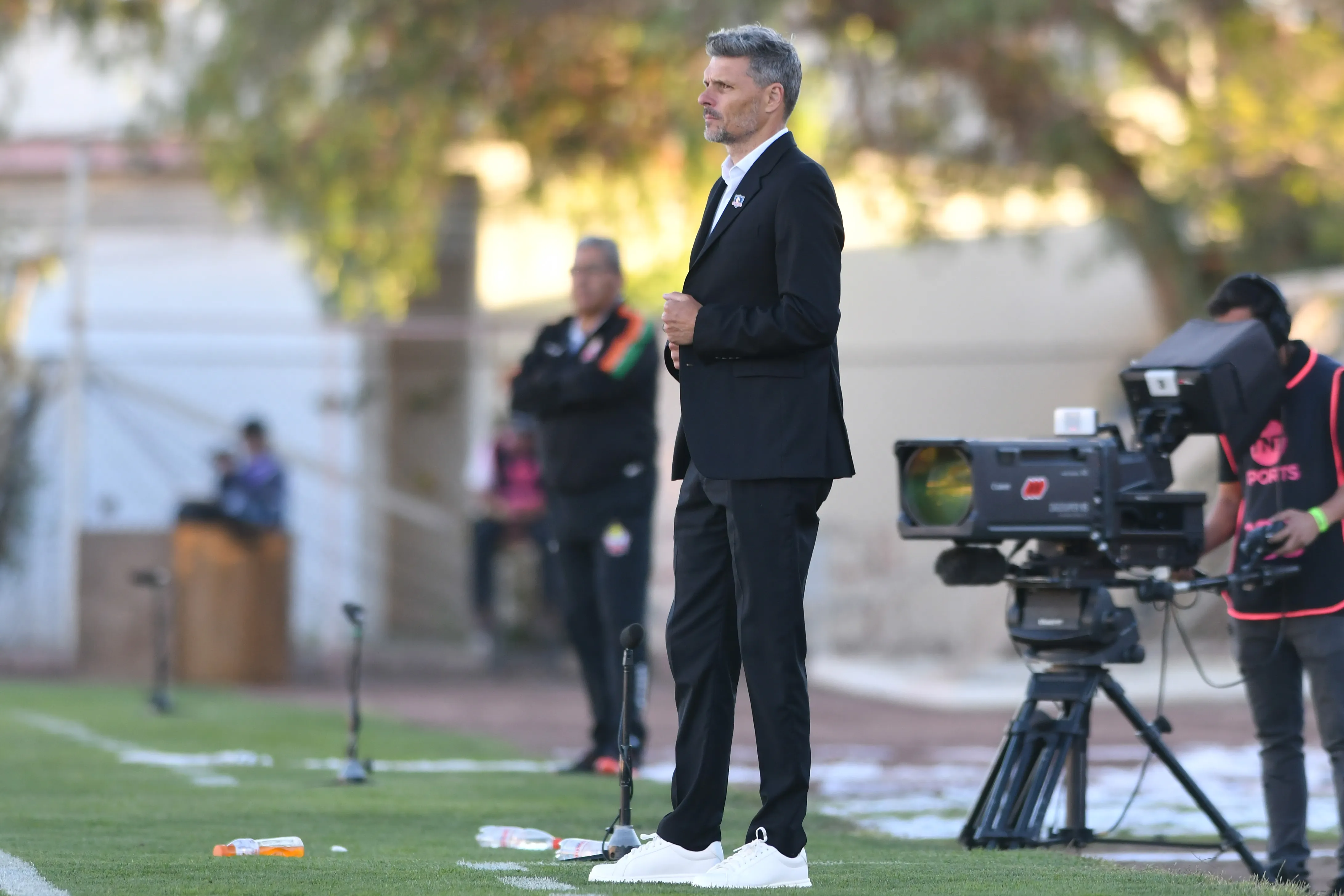 Fernando Ortiz en la derrota de Colo Colo ante Cobresal. Foto: Alejandro Pizarro/Photosport