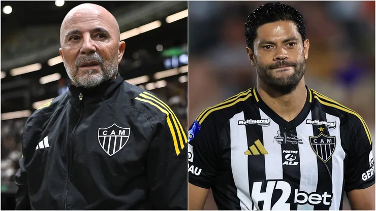 Jorge Sampaoli y Hulk se pelean en Atlético Mineiro.