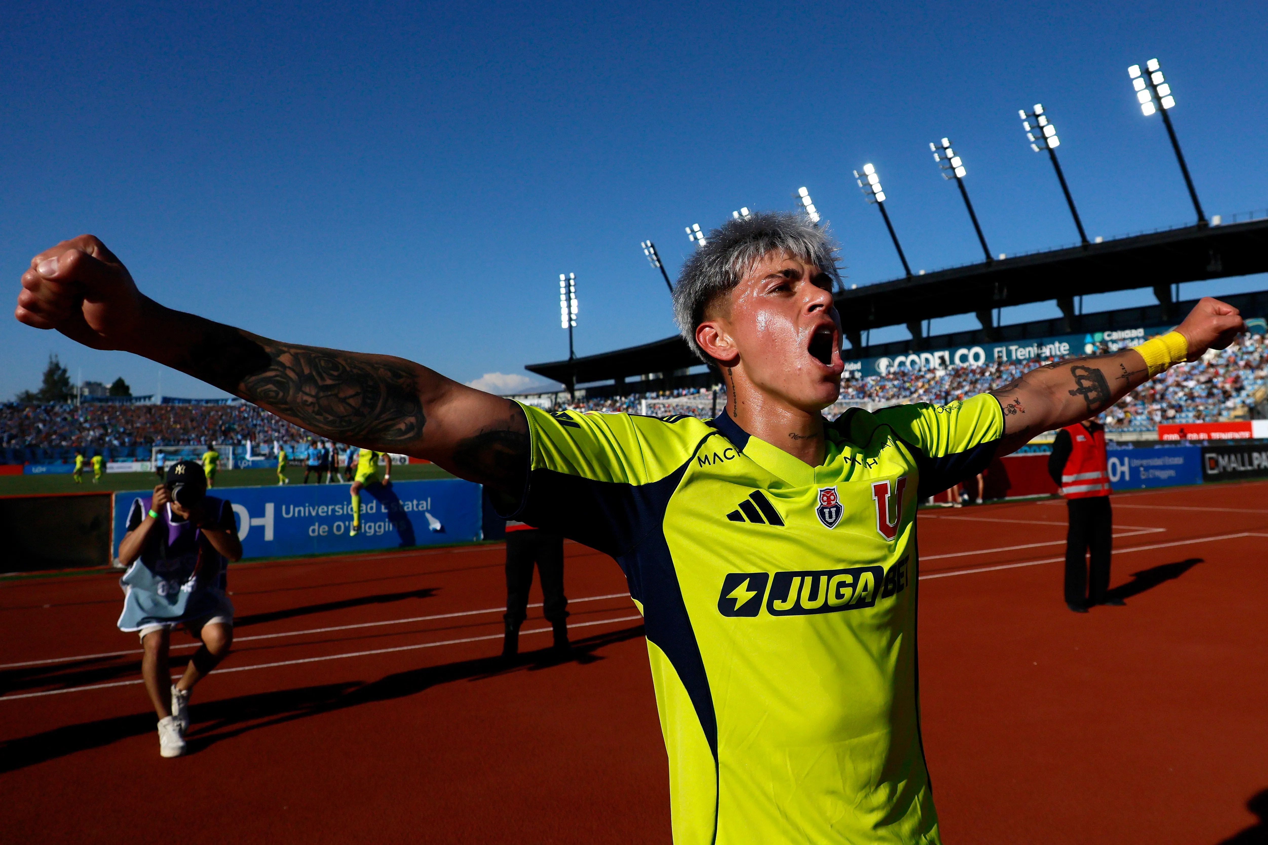 Maximiliano Guerrer regresa tras una fecha fuera de la U por lesión. Foto: Andres Pina/Photosport