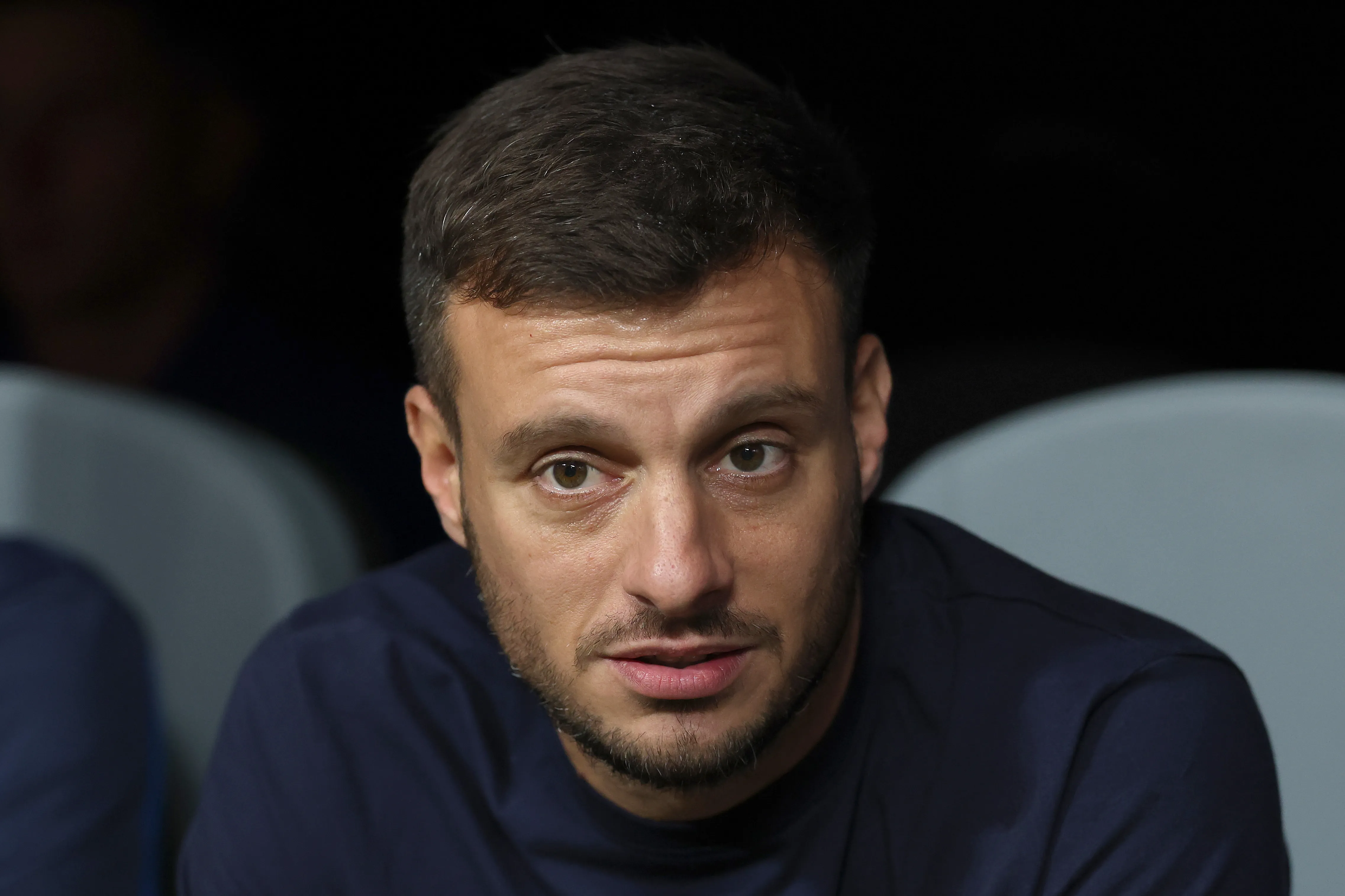 Martín Anselmi está en la mira de la U y los hinchas no olvidan el día que imitó a Nicolás Córdova con las métricas. Foto: Getty Images.