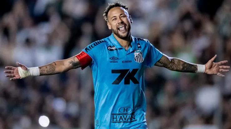 Neymar se lució en victoria clave del Santos en Brasil.
