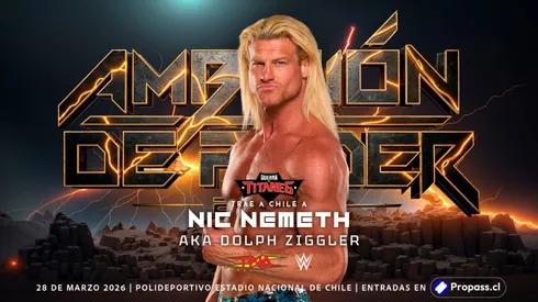 Nic Memeth, conocido como Dolph Ziggler en su etapa en WWE aterrizará en Chile para un gran evento de wrestling el 2026.