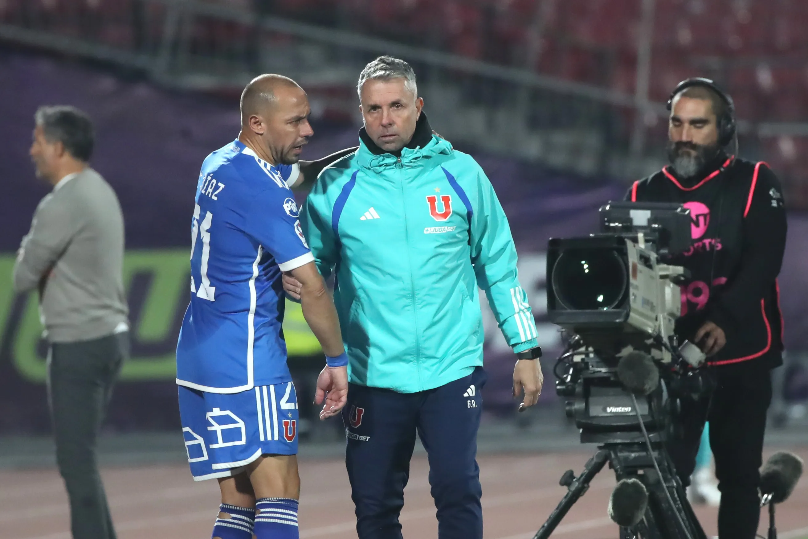 Marcelo Díaz perdió la titularidad con Gustavo Álvarez en Universidad de Chile. | Foto: Photosport.