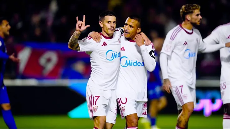 Alexis Sánchez jugó todo el partido.