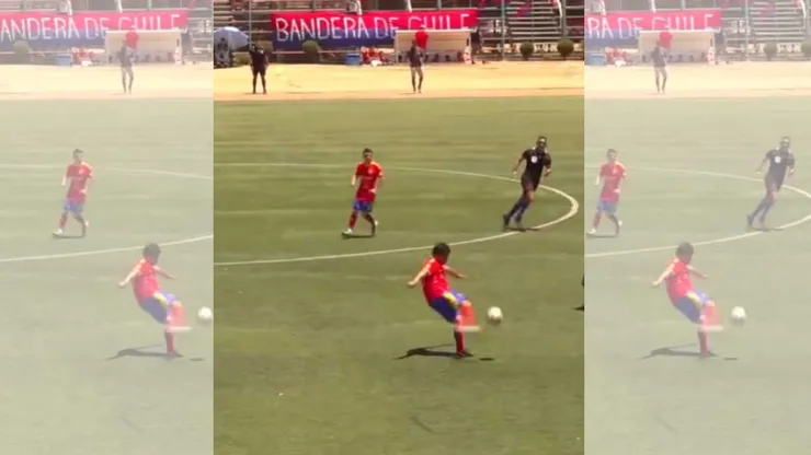 El ex Wanderers y Universidad de Chile sigue demostrando su talento en las canchas amateur del fútbol chileno.